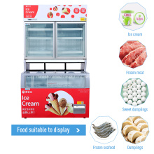 Venda quente Showcase Ice Cream / Gelado Display Freezer